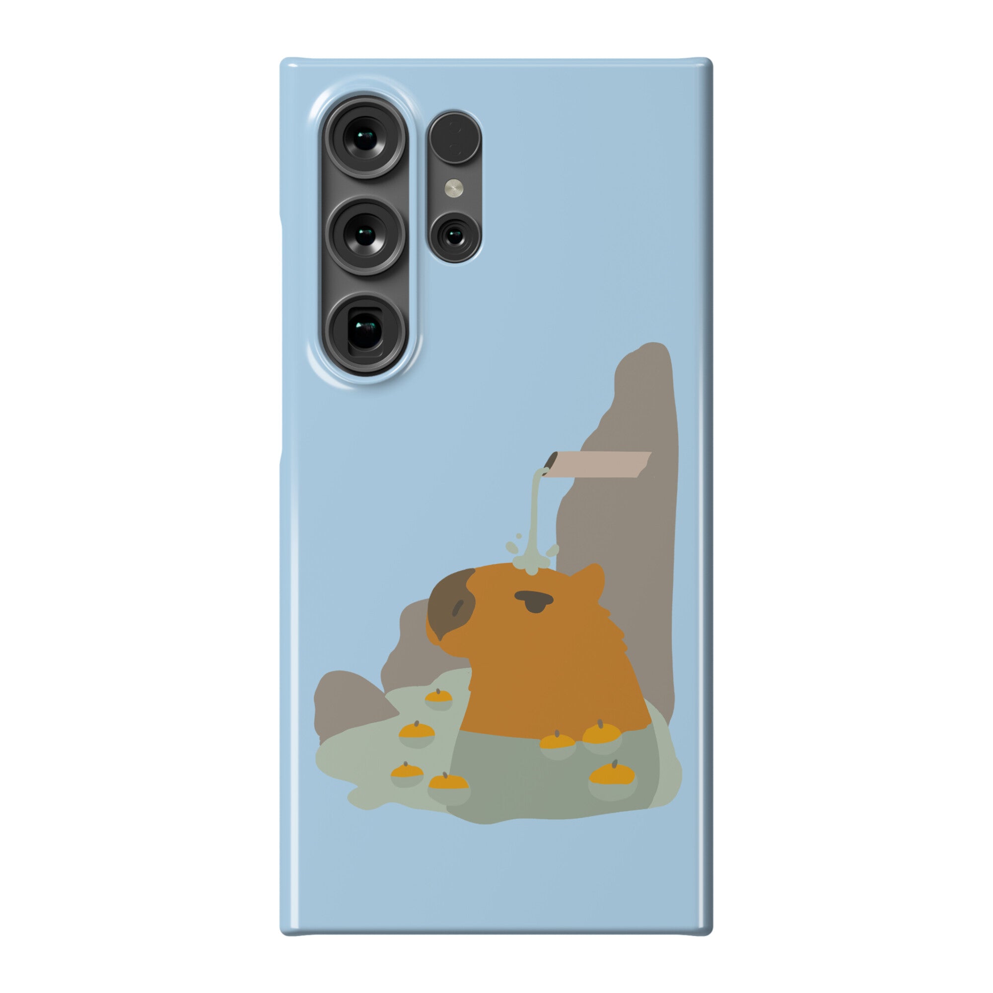 Capybara Hot Spring Phone Case